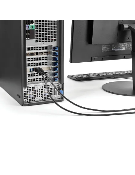 StarTech.com Adaptador Tarjeta PCI Express PCI-E 4 Puertos USB 3.0 UASP 2 Canales de 5Gbps con Alimentación Molex SATA