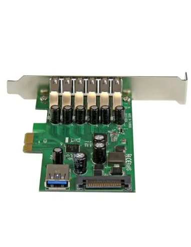 StarTech.com Adaptador tarjeta PCI Express de 7 puertos USB 3.0 con perfil bajo o completo
