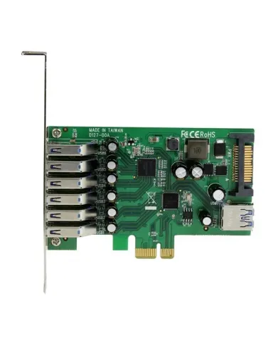 StarTech.com Adaptador tarjeta PCI Express de 7 puertos USB 3.0 con perfil bajo o completo