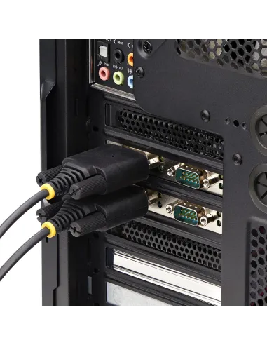 StarTech.com Tarjeta Serie PCI Express de 4 Puertos DB9 - Serial RS232 RS422 RS485 - TAA - UART 16C1050 - ESD de Nivel 4 - con