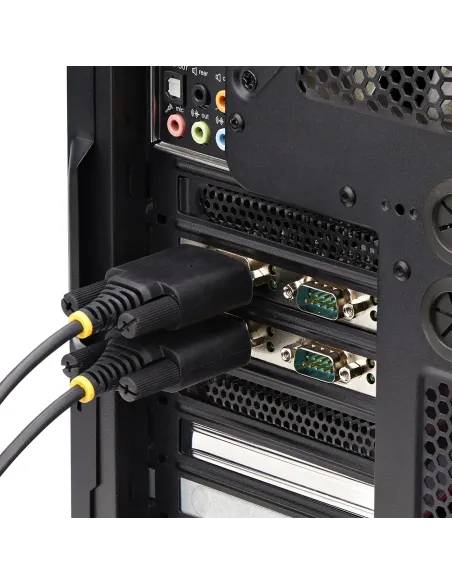 StarTech.com Tarjeta Serie PCI Express de 4 Puertos DB9 - Serial RS232 RS422 RS485 - TAA - UART 16C1050 - ESD de Nivel 4 - con