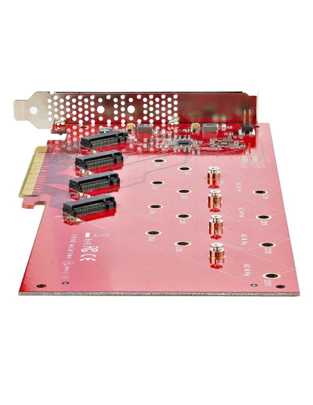 StarTech.com QUAD-M2-PCIE-CARD-B tarjeta y adaptador de interfaz Interno M.2