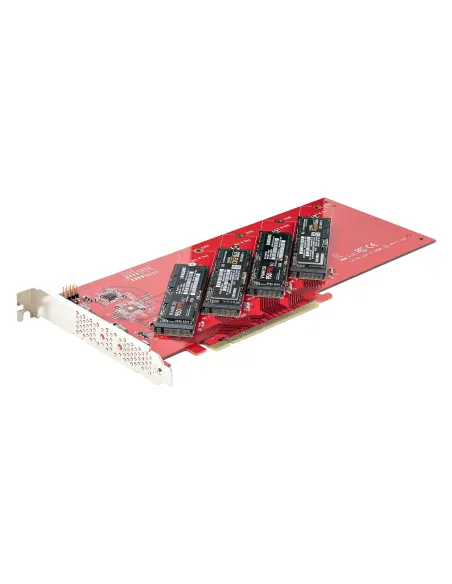 StarTech.com QUAD-M2-PCIE-CARD-B tarjeta y adaptador de interfaz Interno M.2