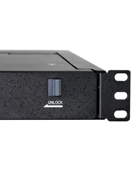 StarTech.com Consola KVM de Montaje en Rack - Teclado QWERTY - KVM para Rack de Servidores de 1 puerto VGA con Monitor LCD de