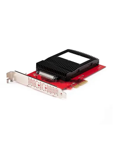 StarTech.com Tarjeta Adaptador U.3 a PCIe - Adaptador PCIe 4.0 x4 para SSDs U.3 NVMe de 2,5" - Tarjeta de Expansión PCI Express