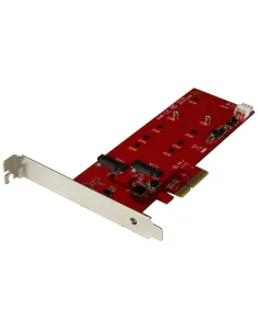 StarTech.com Tarjeta Controladora M.2 PCI Express para 2 SSD