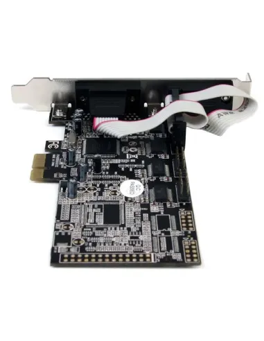 StarTech.com Tarjeta Adaptadora PCI Express PCIe de 4 Puertos Serie RS232 UART 16550 Serial DB9