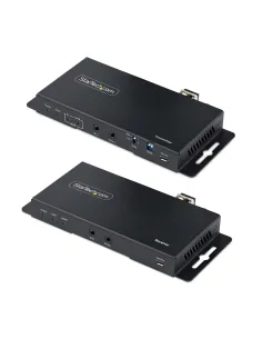 StarTech.com Juego Extensor de HDMI 4K por Fibra - 4K a 60Hz hasta 1km (Monomodo) o 330m (Multimodo) - Fibra Óptica LC - HDR -
