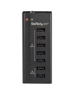 StarTech.com Estación de Carga USB de 7 Puertos Autónoma - 5x Puertos de 1A y 2x Puertos de 2A - Base de Carga USB 2