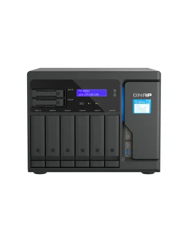 QNAP TS-855X SAN Torre Intel Atom® C5125 8 GB DDR4 0 TB QNAP QTS Negro