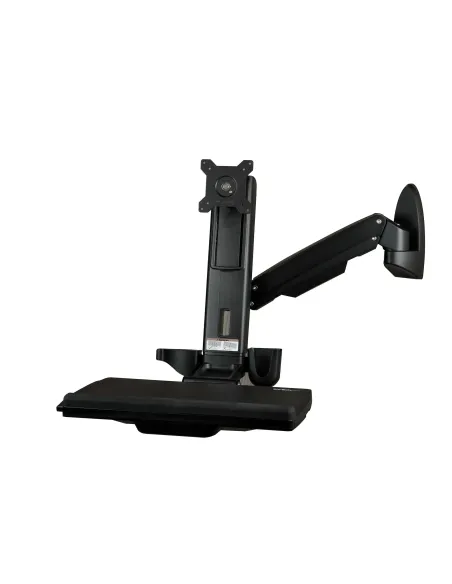 StarTech.com Estación de Trabajo de Pie y Sentado para Montaje en Pared - Para Un Monitor de hasta 24 Pulgadas - Escritorio