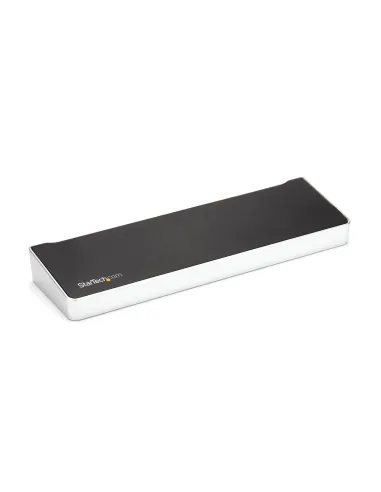StarTech.com Dock USB-C para 3 Monitores 4K con 5 Puertos USB 3.2 5Gbps - HDMI y DisplayPort - Mac y Windows - Docking Station