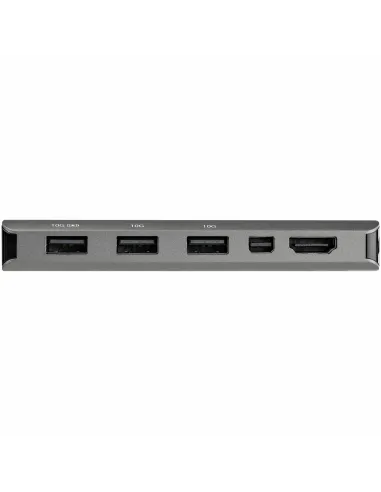 StarTech.com Adaptador Multipuertos USB-C - Docking Station USB Tipo C a HDMI o Mini DisplayPort 4K60 - Replicador de Puertos
