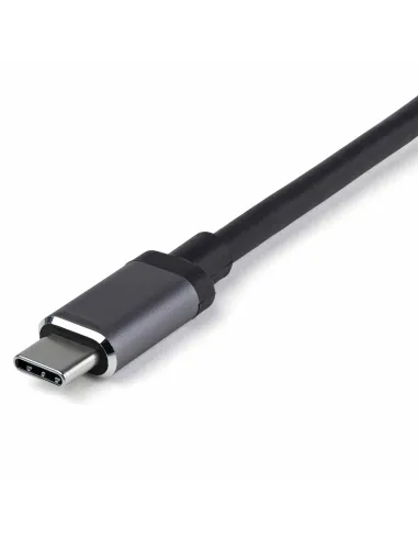 StarTech.com Adaptador Multipuertos USB-C - Docking Station USB Tipo C a HDMI o Mini DisplayPort 4K60 - Replicador de Puertos