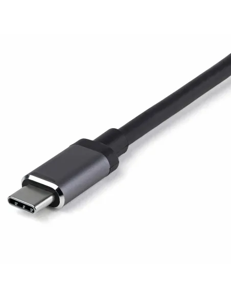 StarTech.com Adaptador Multipuertos USB-C - Docking Station USB Tipo C a HDMI o Mini DisplayPort 4K60 - Replicador de Puertos