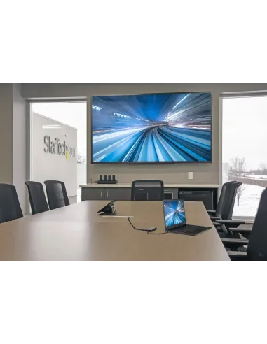 StarTech.com Adaptador Multipuertos USB-C - Docking Station USB Tipo C a HDMI o Mini DisplayPort 4K60 - Replicador de Puertos
