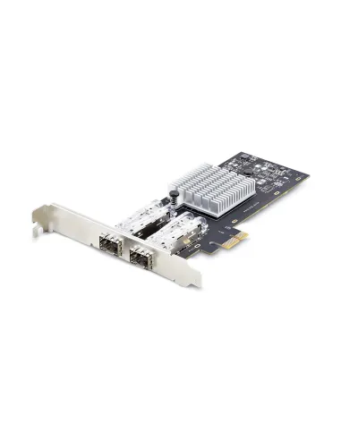 StarTech.com Tarjeta PCIe 2.1x1 de Red de Fibra Óptica Cobre Ethernet 1Gb SFP de 2 Puertos - Chipset Controlador Intel I350-AM2