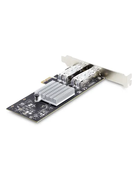 StarTech.com Tarjeta PCIe 2.1x1 de Red de Fibra Óptica Cobre Ethernet 1Gb SFP de 2 Puertos - Chipset Controlador Intel I350-AM2