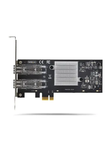 StarTech.com Tarjeta PCIe 2.1x1 de Red de Fibra Óptica Cobre Ethernet 1Gb SFP de 2 Puertos - Chipset Controlador Intel I350-AM2