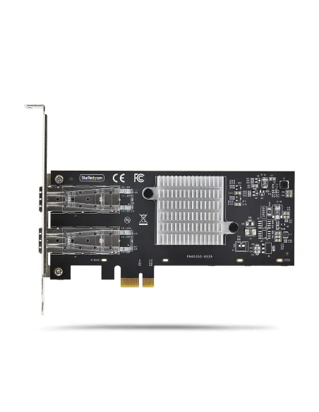 StarTech.com Tarjeta PCIe 2.1x1 de Red de Fibra Óptica Cobre Ethernet 1Gb SFP de 2 Puertos - Chipset Controlador Intel I350-AM2