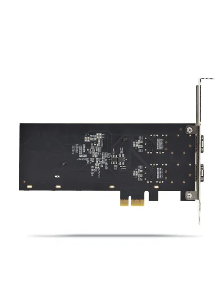 StarTech.com Tarjeta PCIe 2.1x1 de Red de Fibra Óptica Cobre Ethernet 1Gb SFP de 2 Puertos - Chipset Controlador Intel I350-AM2