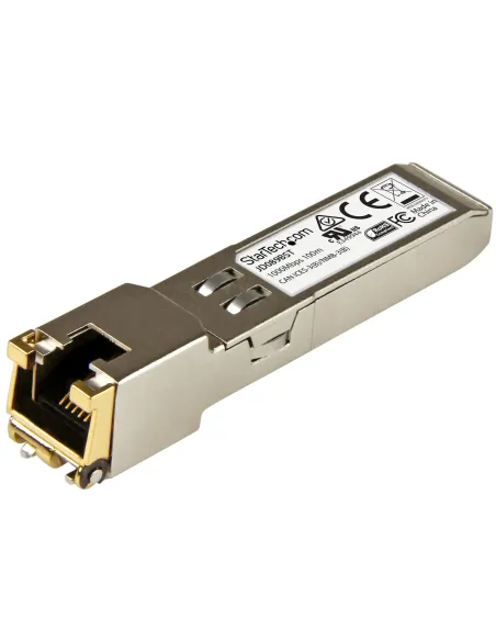 StarTech.com Módulo Transceptor SFP Compatible con el Modelos JD089B de HPE - 1000BASE-T - SFP a RJ45 Cat6   Cat5e - SFP