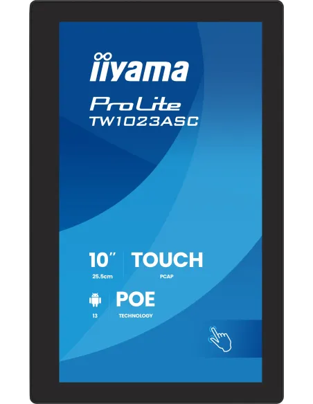 iiyama TW1023ASC-B3P pantalla de señalización Pantalla plana para señalización digital 25,6 cm (10.1") Wifi 450 cd   m² HD
