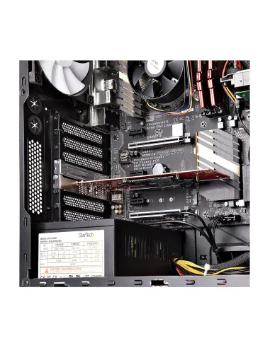 StarTech.com Tarjeta PCIe Adaptadora para 2 SSDs M.2, PCI Express x8 o x16 a NVMe Doble o SSDs M.2 AHCI, PCI Express 4.0,