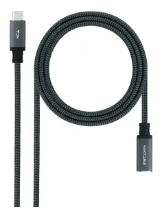 Nanocable 10.01.4501-COMB cable USB USB 3.2 Gen 2x2 1 m USB C Negro