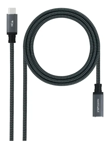 Nanocable 10.01.4501-COMB cable USB USB 3.2 Gen 2x2 1 m USB C Negro
