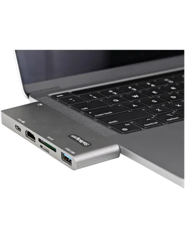 StarTech.com Adaptador Multipuertos USB C para MacBook Pro Air - Docking Station USB Tipo C a HDMI 4K - con PD de 100W