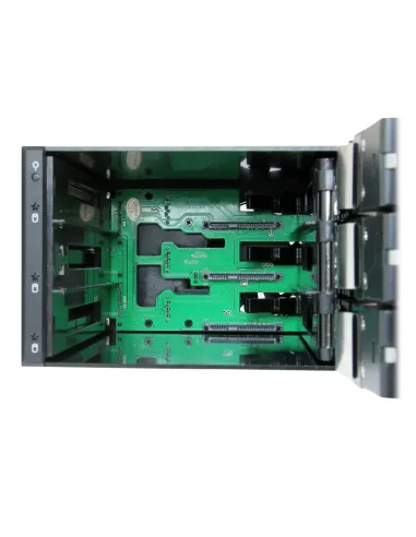StarTech.com Rack Móvil Backplane de 3 Bahías para Unidades de 3,5 SAS II SATA III Hot Swap - 6 Gbps - Rack Móvil de Aluminio