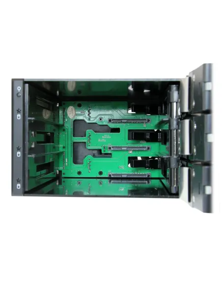 StarTech.com Rack Móvil Backplane de 3 Bahías para Unidades de 3,5 SAS II SATA III Hot Swap - 6 Gbps - Rack Móvil de Aluminio