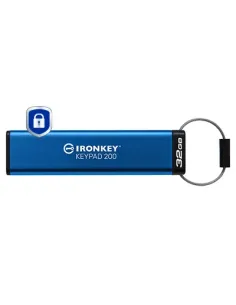 Kingston Technology IronKey Keypad 200 de 32 GB, FIPS 140-3 nivel 3 (pendiente) cifrado AES-256