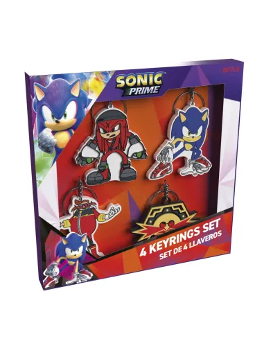 Set llaveros cyp brands sonic prime 4 llaveros