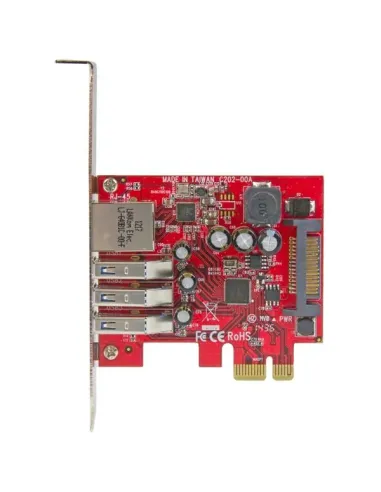 StarTech.com Tarjeta Adaptador de Red Ethernet Gigabit Combo con Hub Concentrador USB 3.0 de 3 Puertos