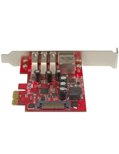 StarTech.com Tarjeta Adaptador de Red Ethernet Gigabit Combo con Hub Concentrador USB 3.0 de 3 Puertos
