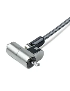 StarTech.com NANOK-LAPTOP-LOCK cable antirrobo Negro, Plata 2 m 2