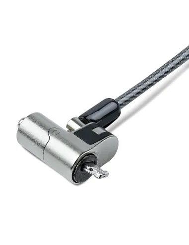 StarTech.com NANOK-LAPTOP-LOCK cable antirrobo Negro, Plata 2 m
