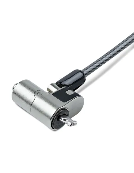 StarTech.com NANOK-LAPTOP-LOCK cable antirrobo Negro, Plata 2 m