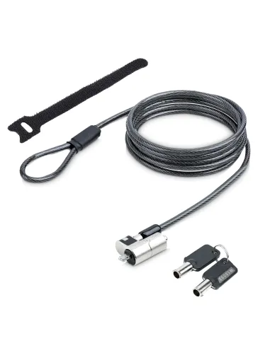 StarTech.com NANOK-LAPTOP-LOCK cable antirrobo Negro, Plata 2 m
