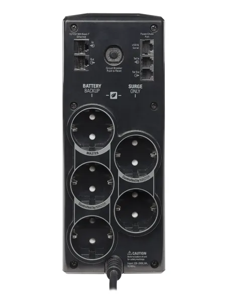 APC Back-UPS Pro sistema de alimentación ininterrumpida (UPS) Línea interactiva 0,9 kVA 540 W 5 salidas AC