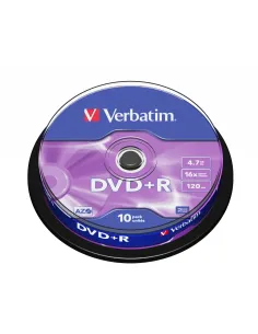 Verbatim DVD+R Matt Silver 4,7 GB 10 pieza(s)