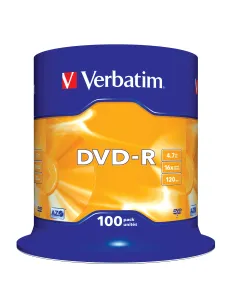 Verbatim DVD-R Matt Silver 4,7 GB 100 pieza(s)