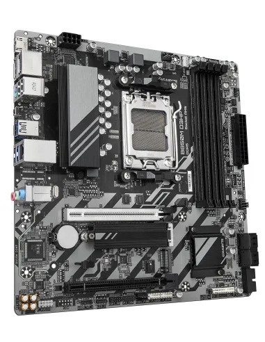 GIGABYTE B850M D3HP Placa Base - Procesadores AMD Ryzen Serie 9000, 5+2+2 fases VRM digitales, hasta 8200MHz DDR5 (OC), 1xPCIe