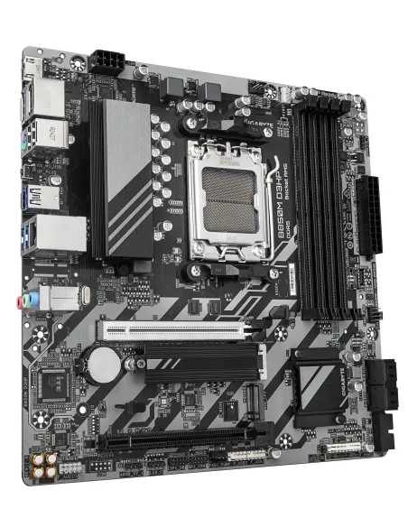 GIGABYTE B850M D3HP Placa Base - Procesadores AMD Ryzen Serie 9000, 5+2+2 fases VRM digitales, hasta 8200MHz DDR5 (OC), 1xPCIe
