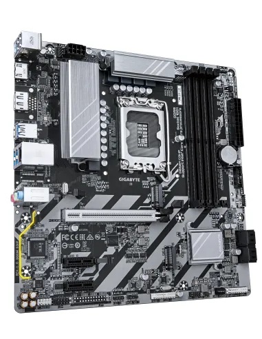 GIGABYTE B860M D3HP Placa base - CPUs Intel Core Ultra, VRM de 4+1+2+1 fases, hasta 9066MHz DDR5, 2xPCIe 4.0 M.2, LAN GbE, USB