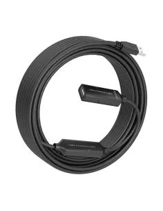 AISENS Cable USB 2.0 Prolongador con Amplificador, Tipo A M-A H, Negro, 15m 2