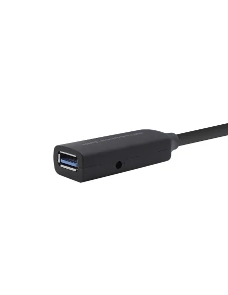 AISENS Cable USB 3.0 Prolongador Con Amplificador, Tipo A M-A H, Negro, 5.0m