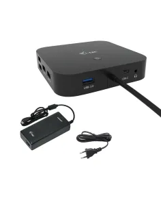 i-tec USB-C HDMI DP Docking Station with Power Delivery 100 W + Universal Charger 100 W